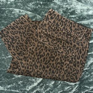 Democracy Leopard Ab Technology Skinny Jeans Pants 🐆